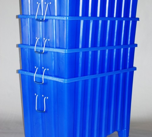 MTE-L SERIES RIBBED WALL PLASTIC CONTAINERS